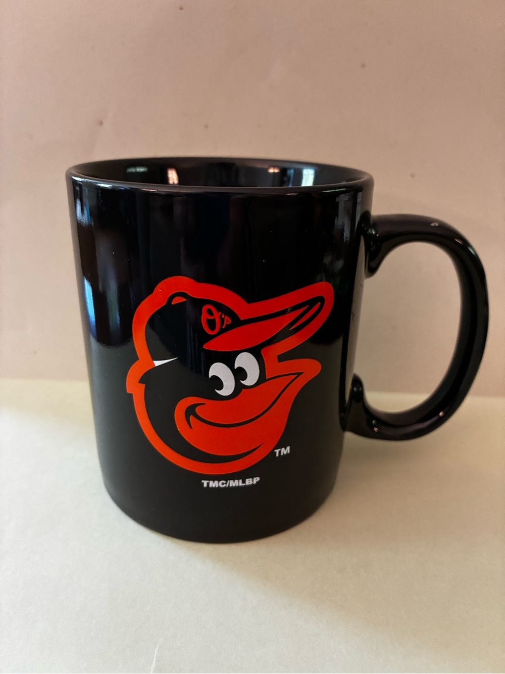 Baltimore Orioles Ceramic Mug Black MLB Cartoon Bird The Memory Company